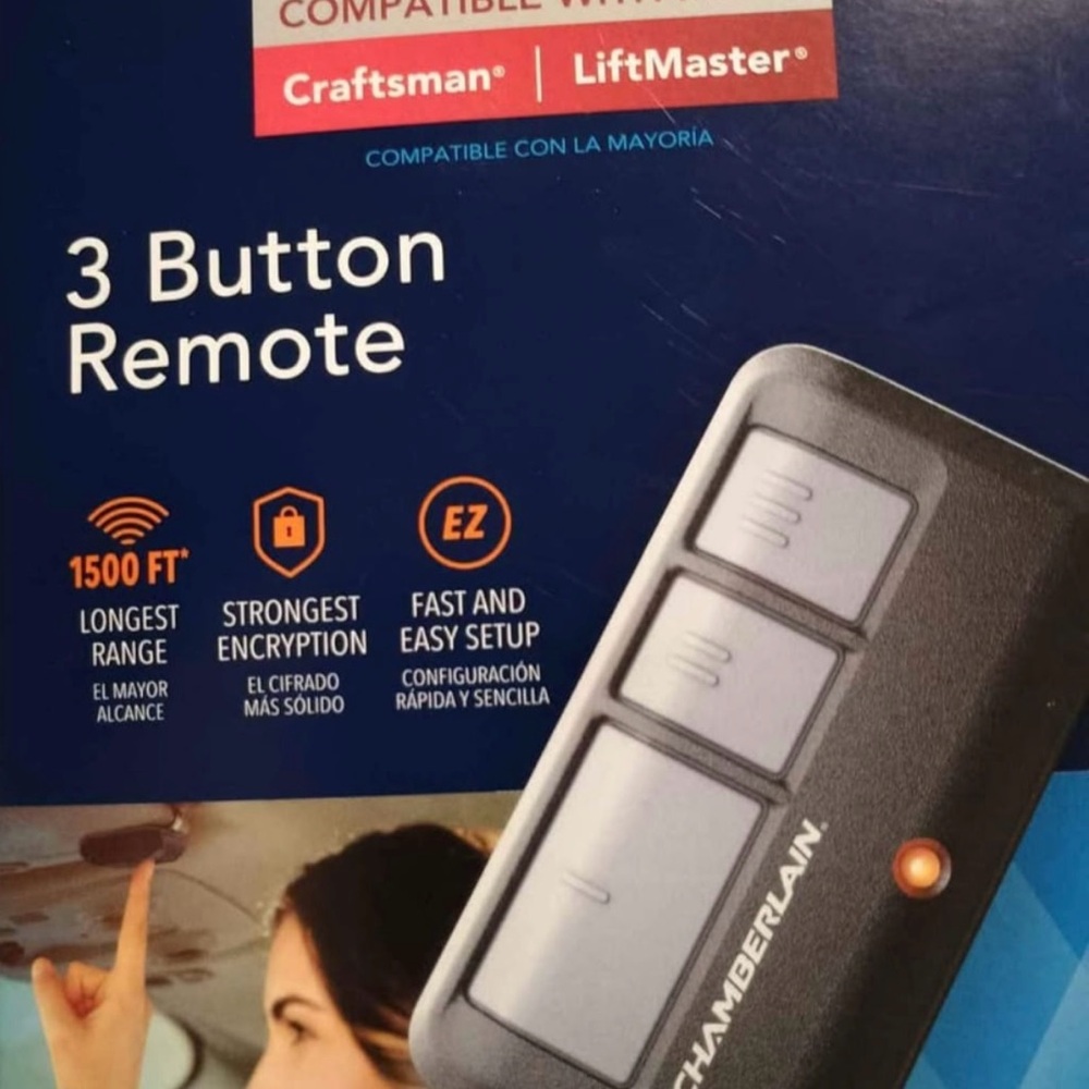 Black 3-Button Remote